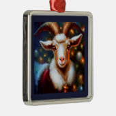 クリスマスヤギ4 メタルオーナメント (右)