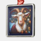 クリスマスヤギ4 メタルオーナメント (左)