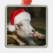 クリスマスヤギ メタルオーナメント (正面)