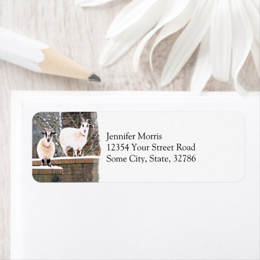 クリスマスヤギ ラベル (インサイチュ)