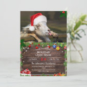 クリスマスヤギ 招待状 (スタンド正面)