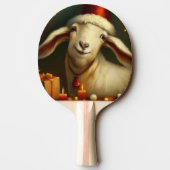 クリスマスヤギ(3) 卓球ラケット (裏面)