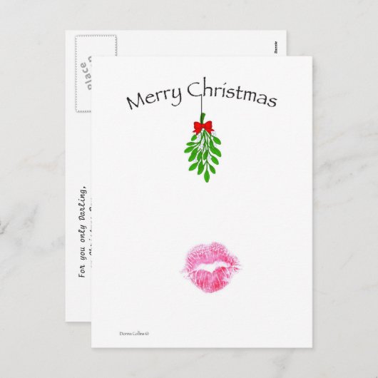 クリスマスヤドリットーキス シーズンポストカード (正面/裏面)