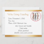 クリスマスヤートカリング招待状 招待状 (裏面)