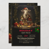 クリスマスヤートサンタクロース 招待状 (正面/裏面)