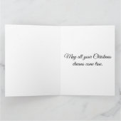 クリスマスユニコーンと童話の城 カード (内部)