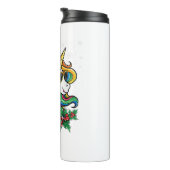 クリスマスユニコーンガールズボーイズクリスマスサンタかわいい子たち タンブラー (回転右)