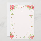 クリスマスユニコーンバースデー招待状 招待状 (裏面)