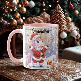 クリスマスユニコーンマグ マグカップ