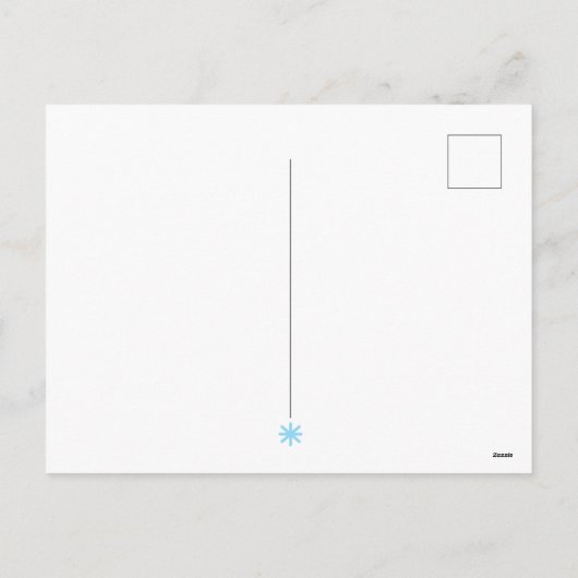 クリスマスユニコーンマジカルホリディポストカード シーズンポストカード (裏面)