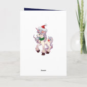 クリスマスユニコーン漫画 シーズンカード (裏面)