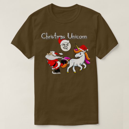 クリスマスユニコーン6 Tシャツ (デザイン正面)