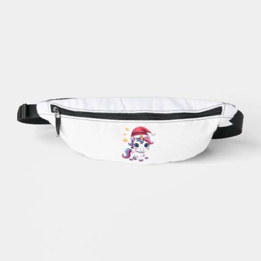 クリスマスユニコーンTシャツ (2) ファニーパック (正面)
