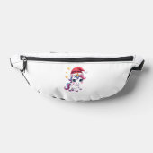クリスマスユニコーンTシャツ (2) ファニーパック (レイダウン)