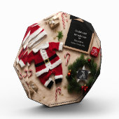 クリスマスユニークの妊娠の発表 フォトブロック (左)