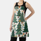 クリスマスユニークの木のエプロン エプロン (インサイチュ)