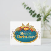 クリスマスユニークカードテンプレート シーズンポストカード (スタンド正面)