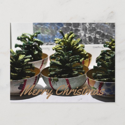 クリスマスユニーク ポストカード (正面)