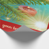 クリスマスユニーク、光沢のあるラッピング紙、カラフル、 ラッピングペーパー (角)