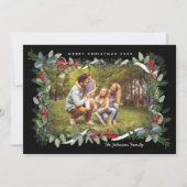 クリスマスユーカリプトゥスジュニパーベリー写真 シーズンカード (正面)