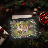 クリスマスユーカリプトゥスジュニパーベリー写真 シーズンカード