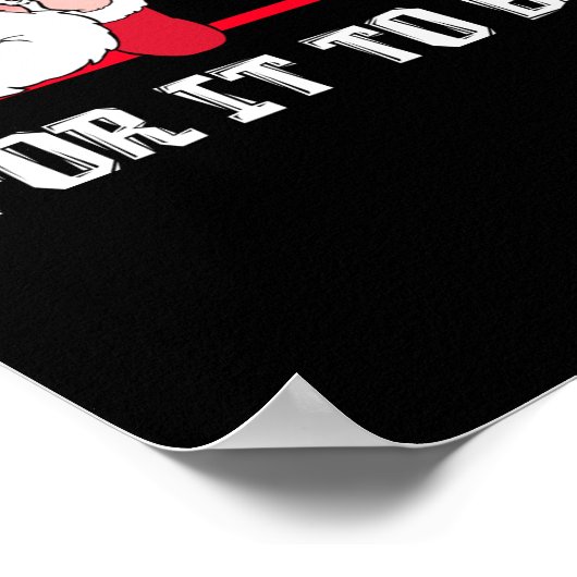 クリスマスユーモアだけのために欲しい ポスター (角)