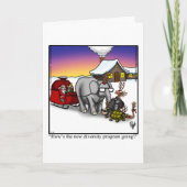 クリスマスユーモアのグリーティングカード シーズンカード (正面)