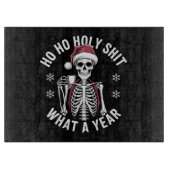 クリスマスユーモアのスケルトン カッティングボード (正面)