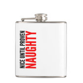クリスマスユーモア引用文ニースいけなまで フラスク (正面)