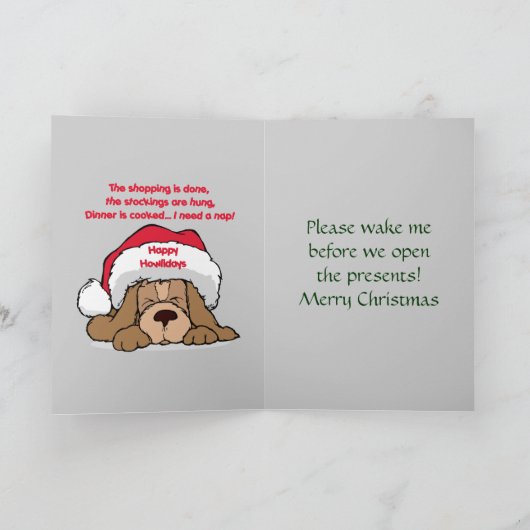 クリスマスユーモア楽しい休日の贈り物 シーズンカード