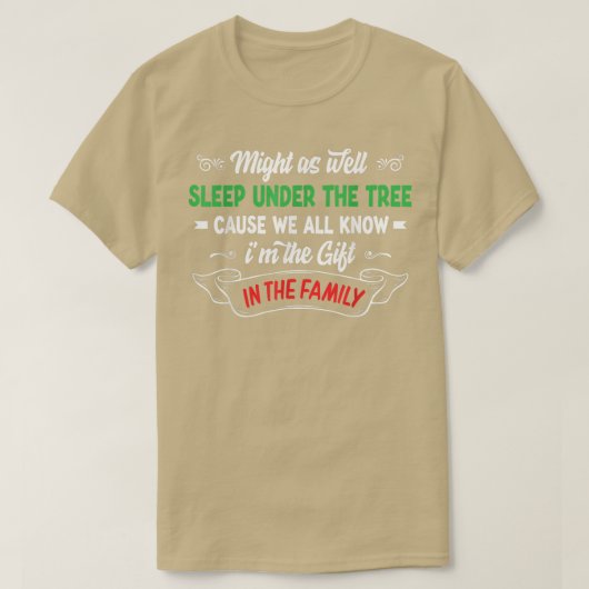 クリスマスユーモア男性お気に入りの女性のおもしろいCh Tシャツ (デザイン正面)