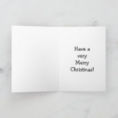 クリスマスユーモア「小人&イーベイ」グリーティングカード シーズンカード (内部)