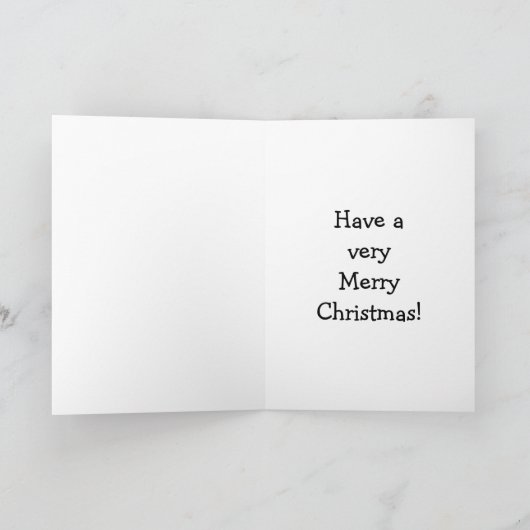 クリスマスユーモア「小人&イーベイ」グリーティングカード シーズンカード (内部)