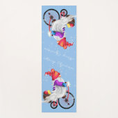 クリスマスヨガマットギフト格言（自転車とギフト付き） ヨガマット (正面)