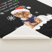 クリスマスヨークシャーテリアおもしろいヨークシャーテリアパピー シェルパブランケット (3/4)