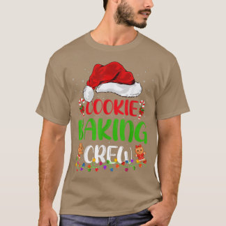 クリスマスライツギンガーブレッドクッキーベーキングクルーChristm Tシャツ