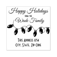 クリスマスライツハッピーホリデーズ差出人住所