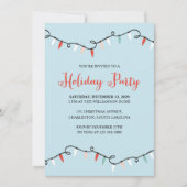 クリスマスライツホリデーパーティー 招待状 (正面)