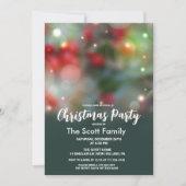 クリスマスライツホリデーパーティー 招待状 (正面)