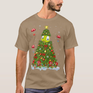 クリスマスライツマッチファミリードラゴンフライおもしろいキリスト Tシャツ