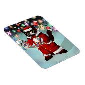 クリスマスライトかわいいタキシード猫マグネット マグネット (右側)