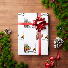 クリスマスライトのまわりにパターンラッピング紙 ラッピングペーパー