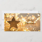 クリスマスライトのストランド シーズンカード (正面)