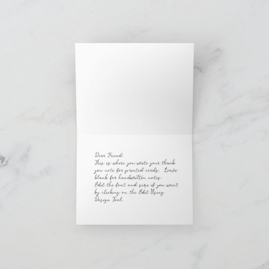 クリスマスライトの付いたかわいい子犬の感謝カード シーズンカード (内部)