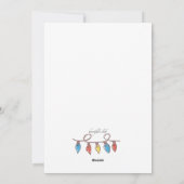 クリスマスライトの動くアナウンス シーズンカード (裏面)