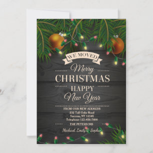 クリスマスライトの動くアナウンス シーズンカード