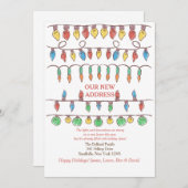 クリスマスライトの動く発表 シーズンカード (正面/裏面)