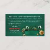 クリスマスライトの取り付けと取り外し 名刺 (裏面)