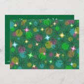 クリスマスライトの招待 招待状 (正面/裏面)