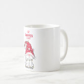 クリスマスライトの格言猫のかわいい漫画 コーヒーマグカップ (正面右)